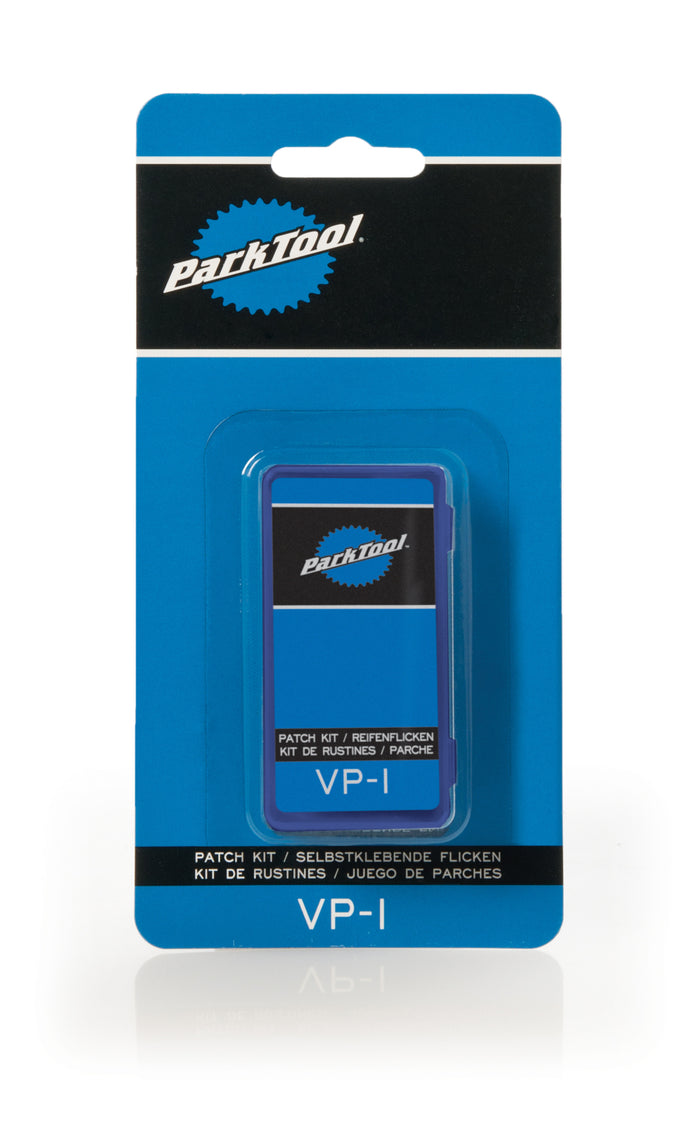 Park Tool patch kit packaging on a white background