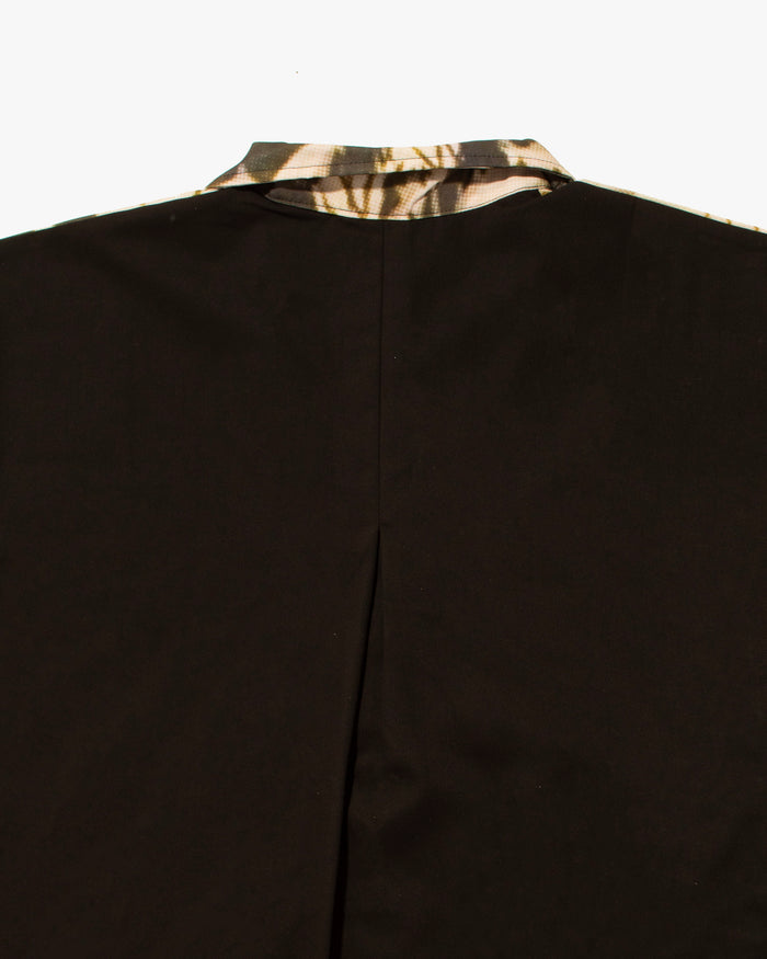 Wa-Modern Short Sleeve Button Up Shirt, BK Tora
