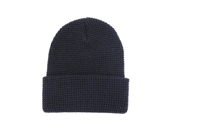 Waffle Beanie - Black