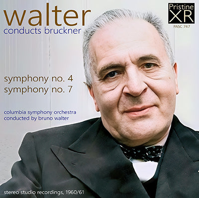 WALTER Bruckner Symphonies 4 & 7 (stereo, 1960/61) - PASC747 - CD