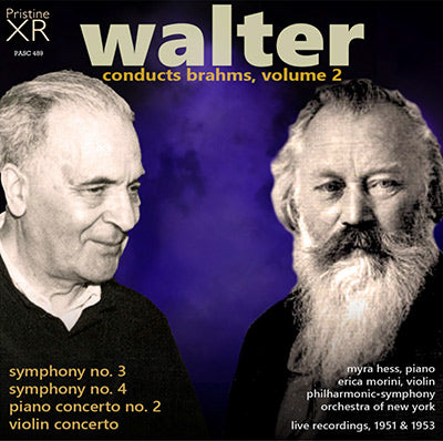 WALTER conducts Brahms, Volume 2 (1951/53) - PASC489 - CD