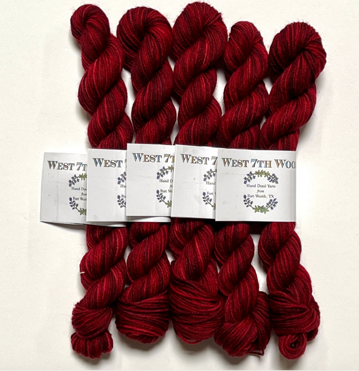 West 7th Wool - Traditional Sock Mini skeins