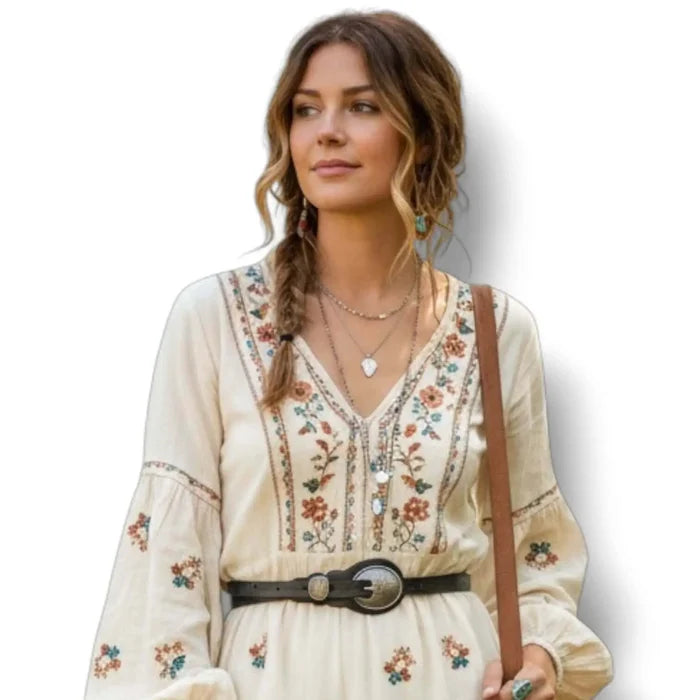 Western Skinny Textured Waist Belt embossed pattern and ornate silver buckle in black and brown faux leather