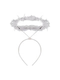 White Halo Angel Headband - thefancydress.co.uk