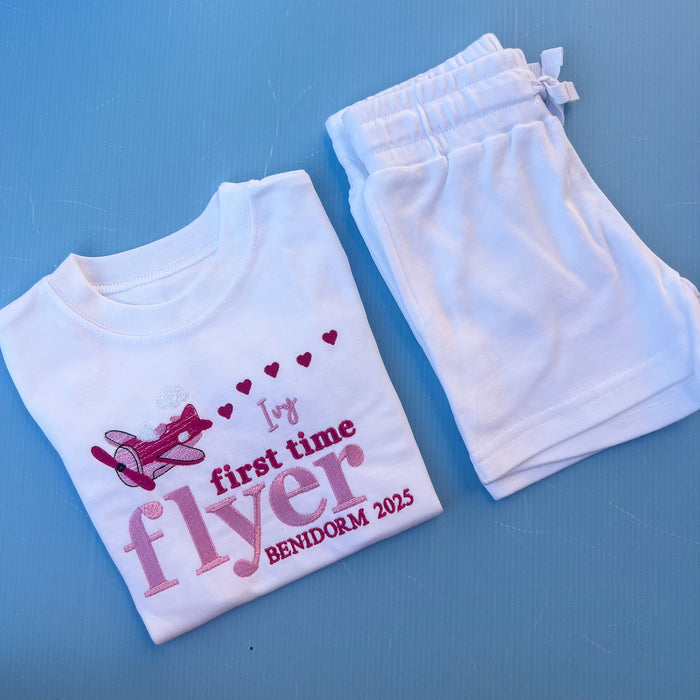 White Short Travel Set