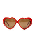 Wickedfun Heart Shape Festival Sunglasses - thefancydress.co.uk