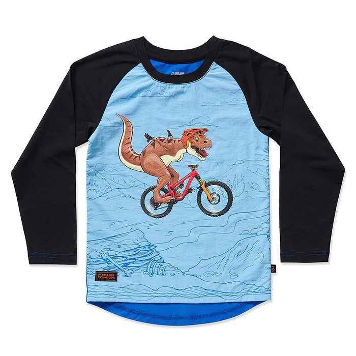 Kids Ride Shotgun, Windproof MTB Kids, Youth Jersey, Unicorn, L