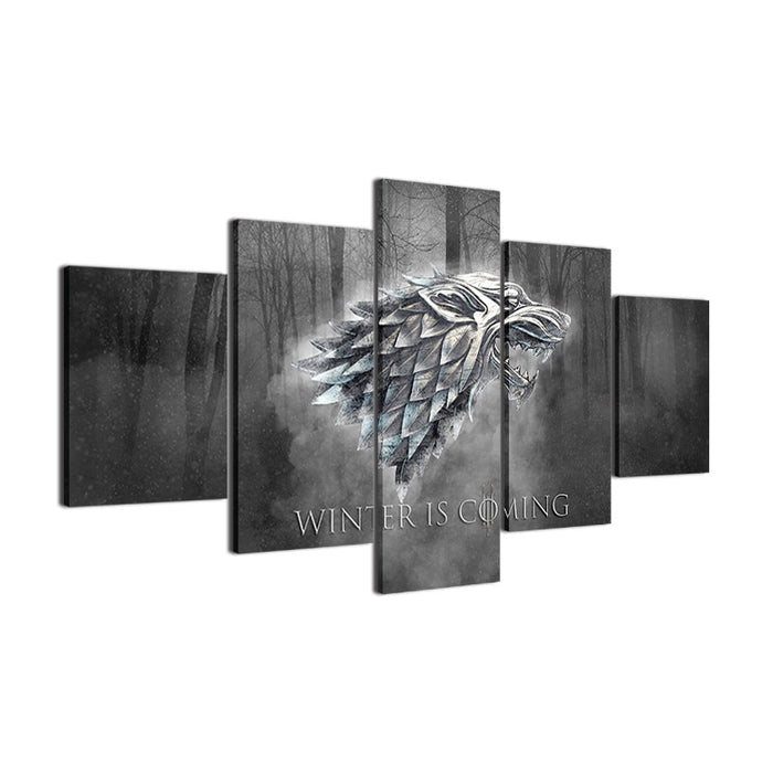 Winter Is Coming Game Of Thrones Wall Art Decor - BlueArtDecor