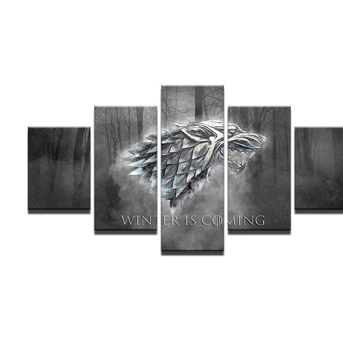 Winter Is Coming Game Of Thrones Wall Art Decor - BlueArtDecor