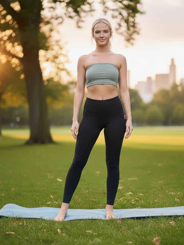 Women Activewear High Waist Leggings Fitness Gym - thefancydress.co.uk
