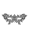 Women's Cat Lace Fancy Mask - thefancydress.co.uk