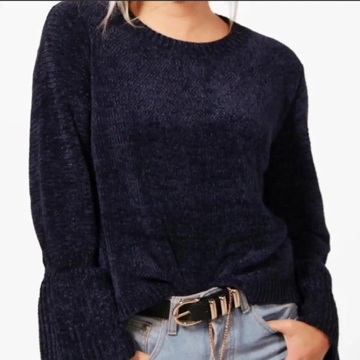 Women's Chenille Bell Sleeve Sweaters