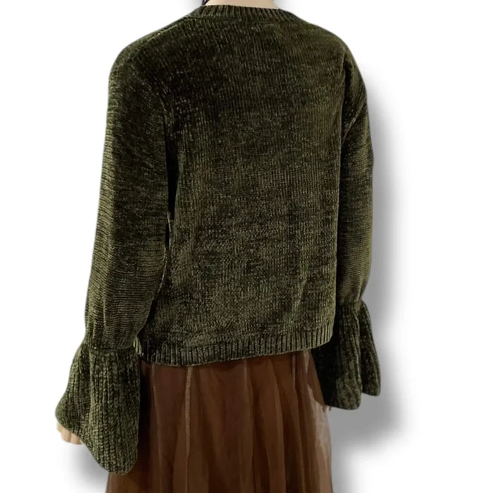 Women's Chenille Bell Sleeve Sweaters
