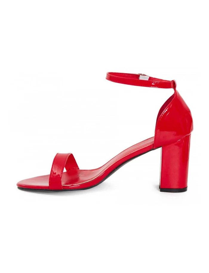 Women's Drag Queen Peep Toe Heels - thefancydress.co.uk