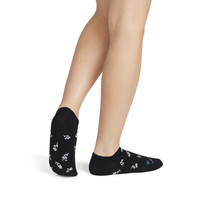 Women's Floral Lightweight Ankle Sock 4-Pack Gift Box