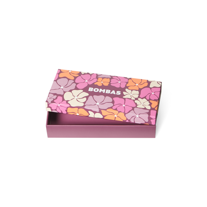 Women's Floral Lightweight Ankle Sock 4-Pack Gift Box