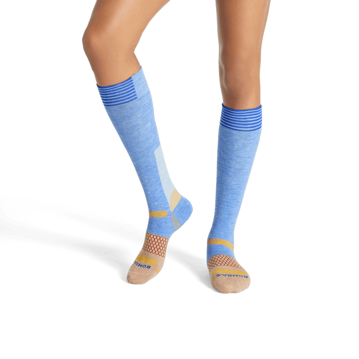 Women's Full-Cushion Merino Wool Blend Ski & Snowboard Sock 3-Pack