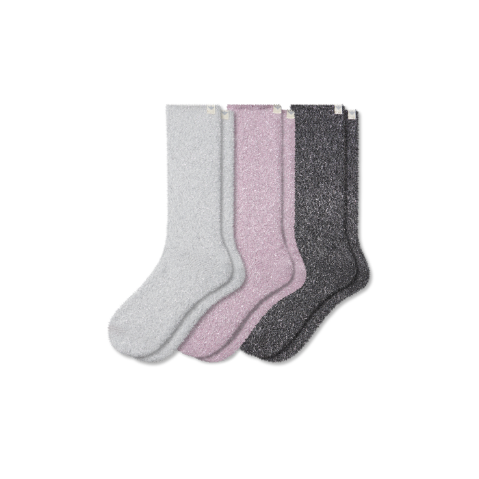 Women's Fuzzy Sock 3-Pack