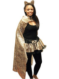 Women's Leopard Print Cape
