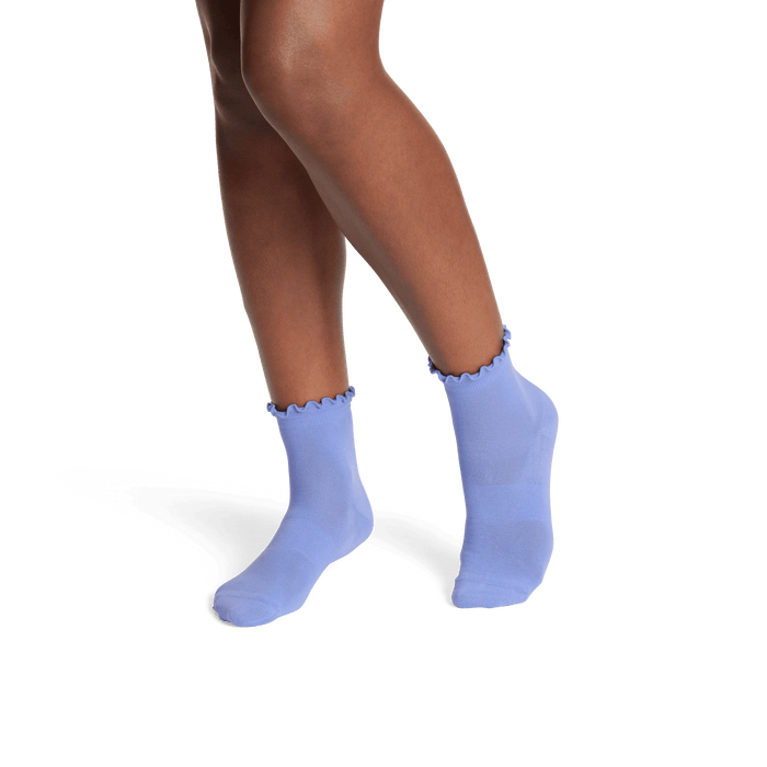 Women's Lightweight Frill Quarter Sock 4-Pack