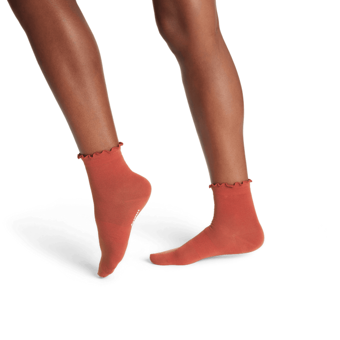 Women's Lightweight Frill Quarter Sock 4-Pack