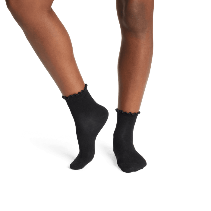 Women's Lightweight Frill Quarter Sock 4-Pack