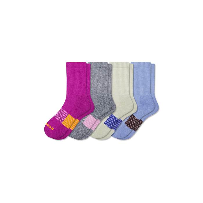 Women's Marl Half Calf Sock 4-Pack