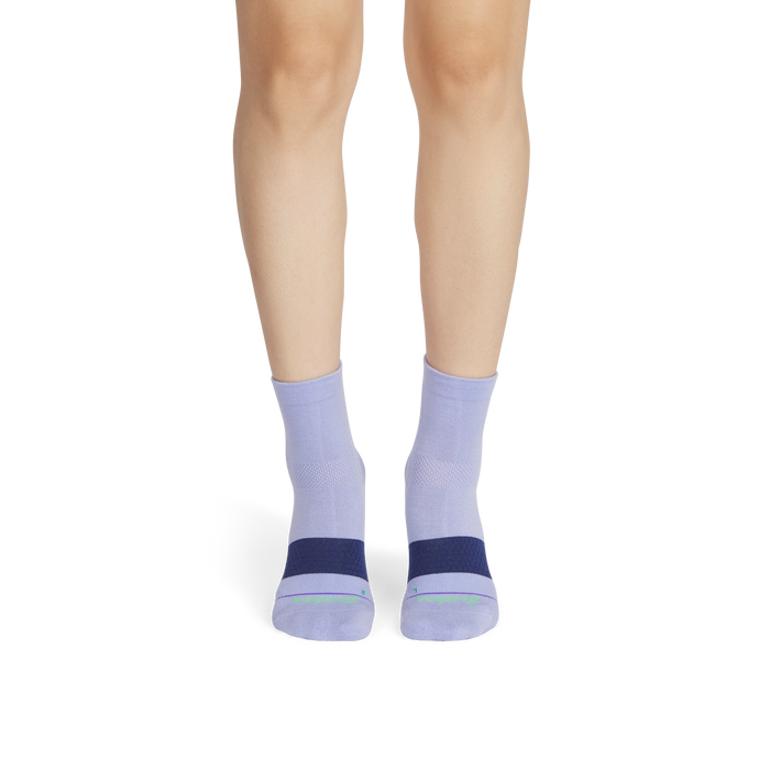 Women's Merino Wool Blend Run Quarter Sock 3-Pack