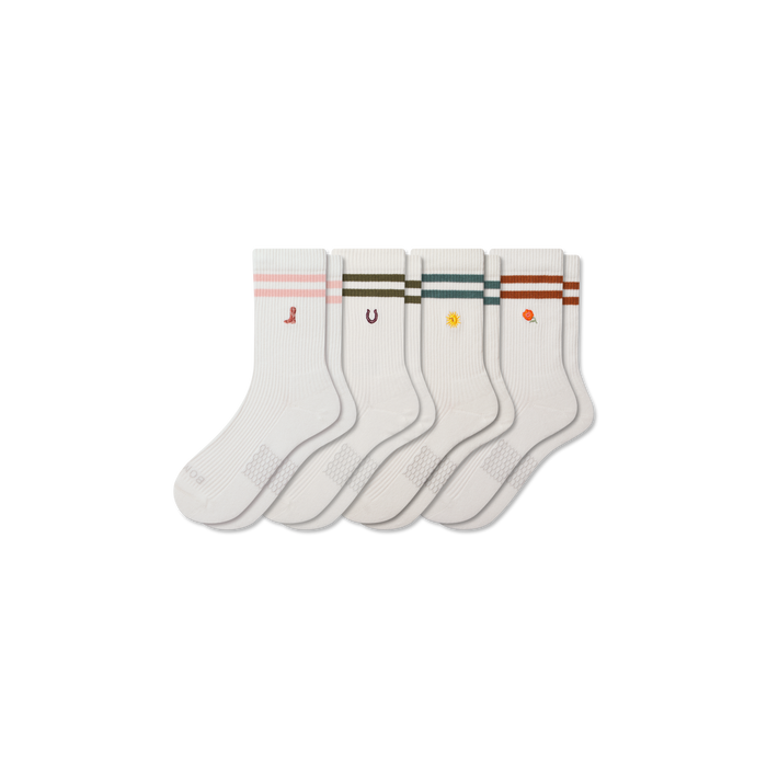 Women's Modern Rib Half Calf Sock 4-Pack