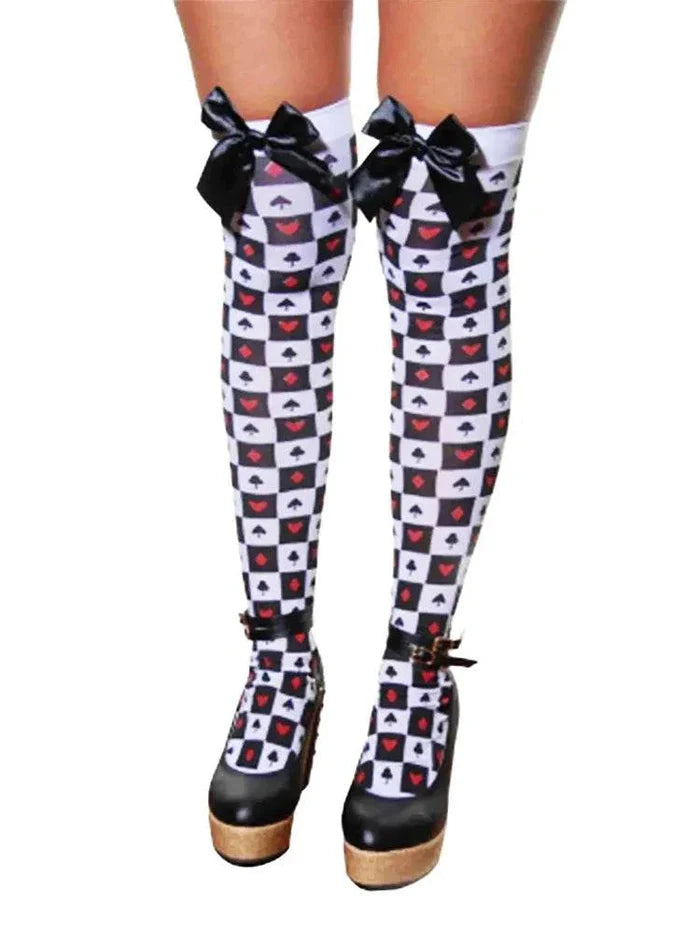 Queen Of Hearts With Black Bow