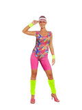 Women's Retro Workout Costume Set