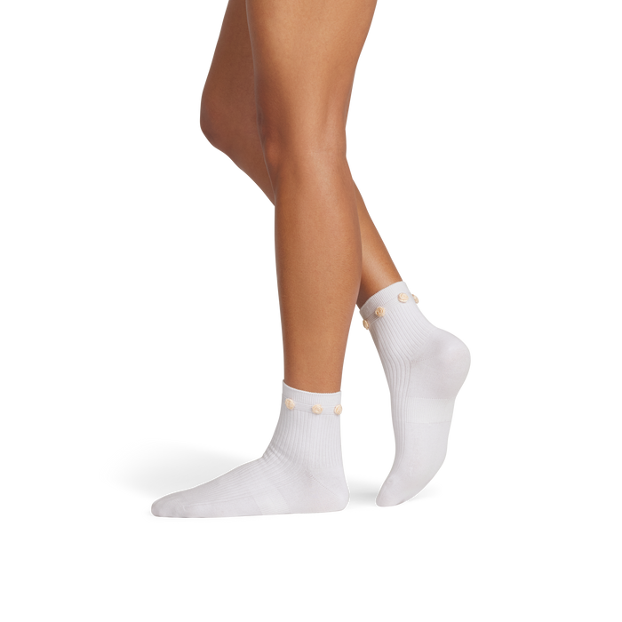 Women's Rosette True Rib Quarter Sock 3-Pack