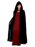 Womens Satin Hooded Group Cape Dresses