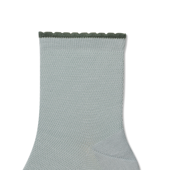Women’s Scallop Cuff Quarter Sock 4-Pack