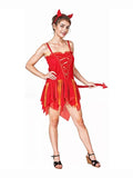 Womens Sexy Devils Delight Costume With Headpiece - thefancydress.co.uk