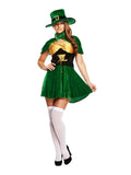 Women's Sexy Leprechaun St Patricks Day Costume - thefancydress.co.uk