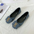 Women’s Shallow Flat Loafers – Casual Oxford Style