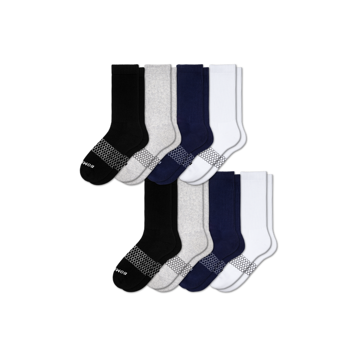 Women's Solids Calf Sock 8-Pack