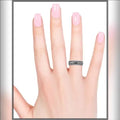 Women's Sterling Silver Engraved Band Ring - FREE SHIPPING USA - Wild Time Fashion