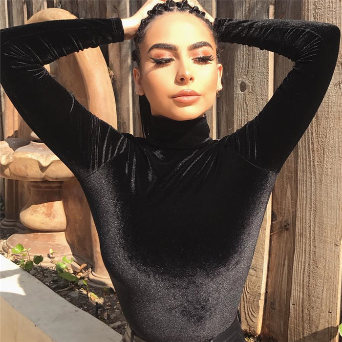 Women’s Velvet Thermal Jumpsuit – Plush & Warm Loungewear
