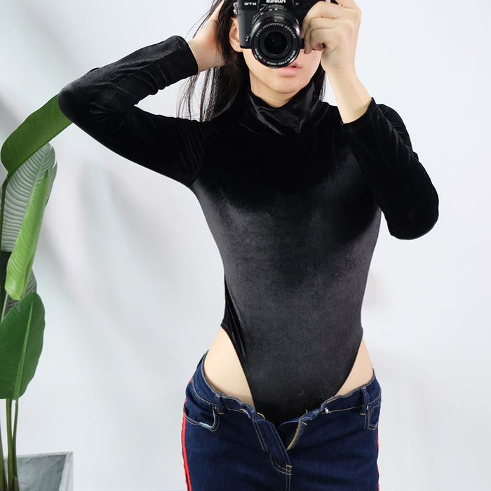 Women’s Velvet Thermal Jumpsuit – Plush & Warm Loungewear