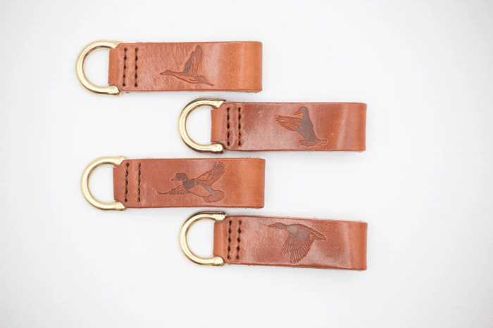 Woodley Co Leather Key Fob Woodley Co Key Fob Rivers and Glen Trading Co