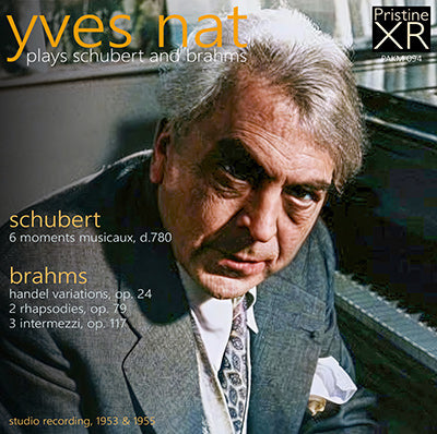 YVES NAT plays Schubert and Brahms (1953/55) - PAKM094 - CD